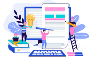 Creating structured content based on user intent